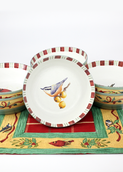 Lenox Winter Greetings Cardinal Dinnerware Set of 51