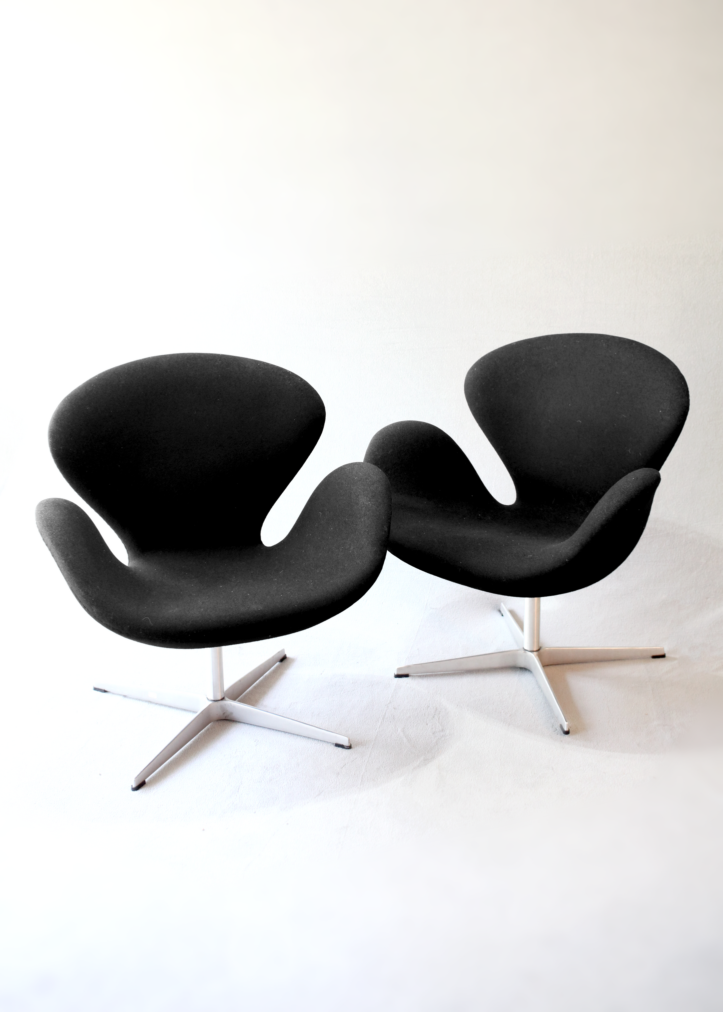 Pair Of Arne Jacobsen For Fritz Hansen "Swan" Chairs